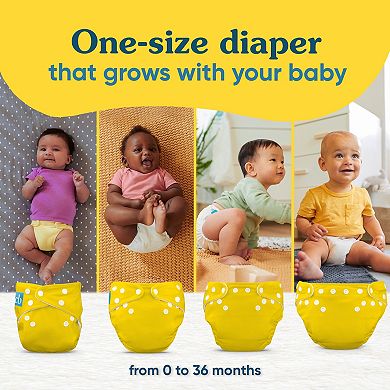 Charlie Banana One Size Reusable Cloth Diaper with Reusable Insert