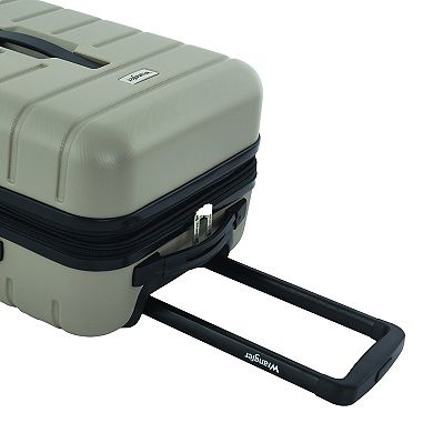 Wrangler 4-Piece Hardside Trunk Spinner Luggage Set