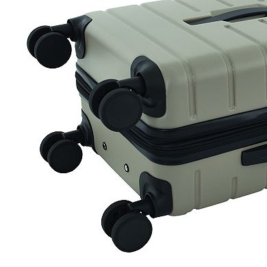 Wrangler 4-Piece Hardside Trunk Spinner Luggage Set