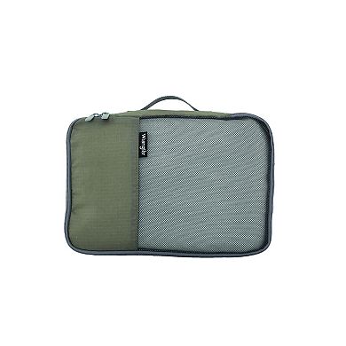 Wrangler 4-Piece Hardside Trunk Spinner Luggage Set