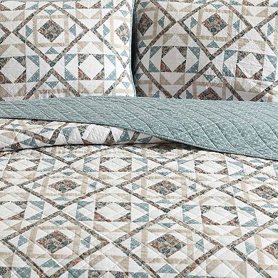 Wrangler Annie Geometric Print Quilt Set with Shams