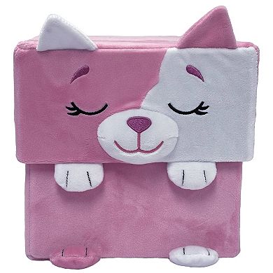 Happy Nappers Adorable Storables Cat 8 in. Character Box & 15 in. Plush Toy