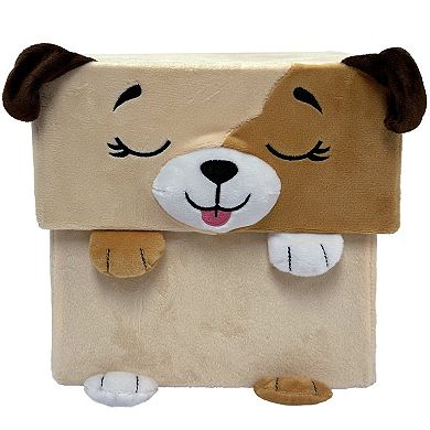 Happy Nappers Adorable Storables Dog 8 in. Character Box & 15 in. Plush Toy