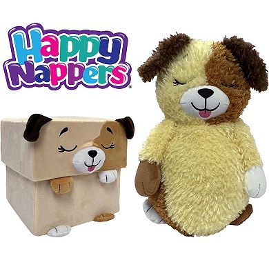Happy Nappers Adorable Storables Dog 8 in. Character Box & 15 in. Plush Toy
