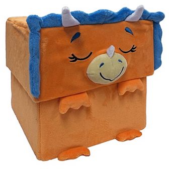 Happy Nappers Adorable Storables Dino Triceratops 8 in Character Box & 15 in Plush Toy