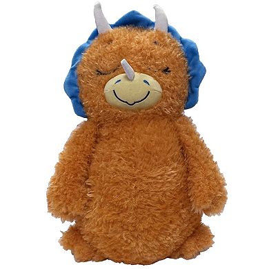 Happy Nappers Adorable Storables Dino Triceratops 8 in. Character Box & 15 in. Plush Toy