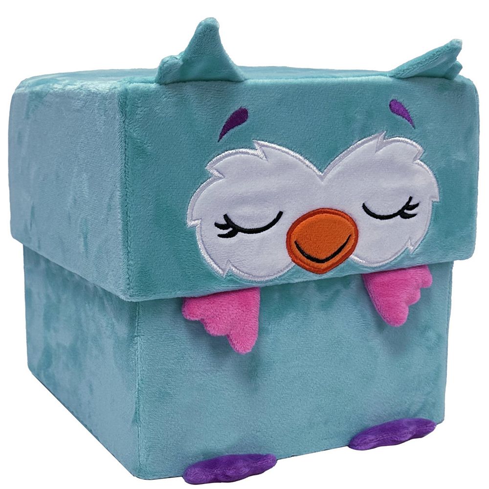 Happy Nappers Adorable Storables Owl 8 in. Character Box & 15 in. Plush Toy