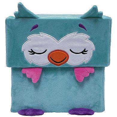 Happy Nappers Adorable Storables Owl 8 in. Character Box & 15 in. Plush Toy