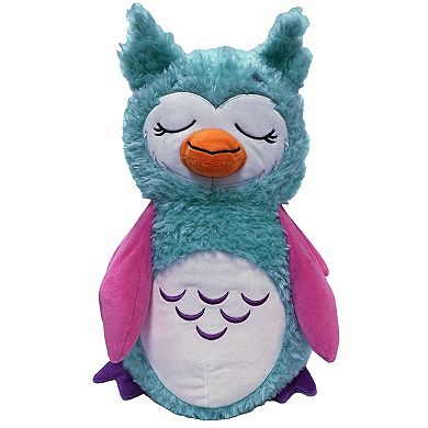 Happy Nappers Adorable Storables Owl 8 in. Character Box & 15 in. Plush Toy