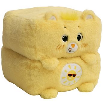 Jay@Play Happy Nappers: Care Bears Pop N' Play Cube - Funshine Bear Mushmillow Unfolds Into A Plush Pillow