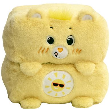 Jay@Play Happy Nappers: Care Bears Pop N' Play Cube - Funshine Bear Mushmillow Unfolds Into A Plush Pillow