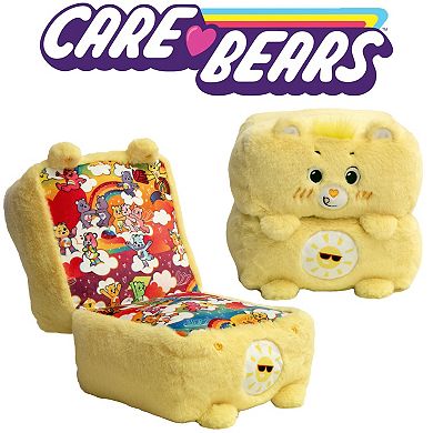 Jay@Play Happy Nappers: Care Bears Pop N' Play Cube - Funshine Bear Mushmillow Unfolds Into A Plush Pillow