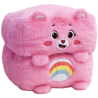 Jay@Play Happy Nappers: Care Bears Pop N' Play Cube Cheer Bear Mushmillow Unfolds Into Pillow