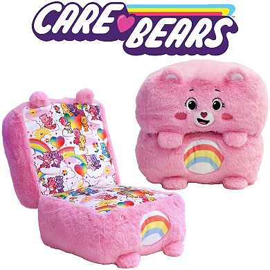 Jay@Play Happy Nappers: Care Bears Pop N' Play Cube Cheer Bear Mushmillow Unfolds Into Pillow