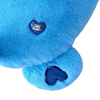 Happy Nappers Adorable Storables Grumpy Bear Pillow Pocket Pal - Plush Pillow Case w/ Weighted Paws