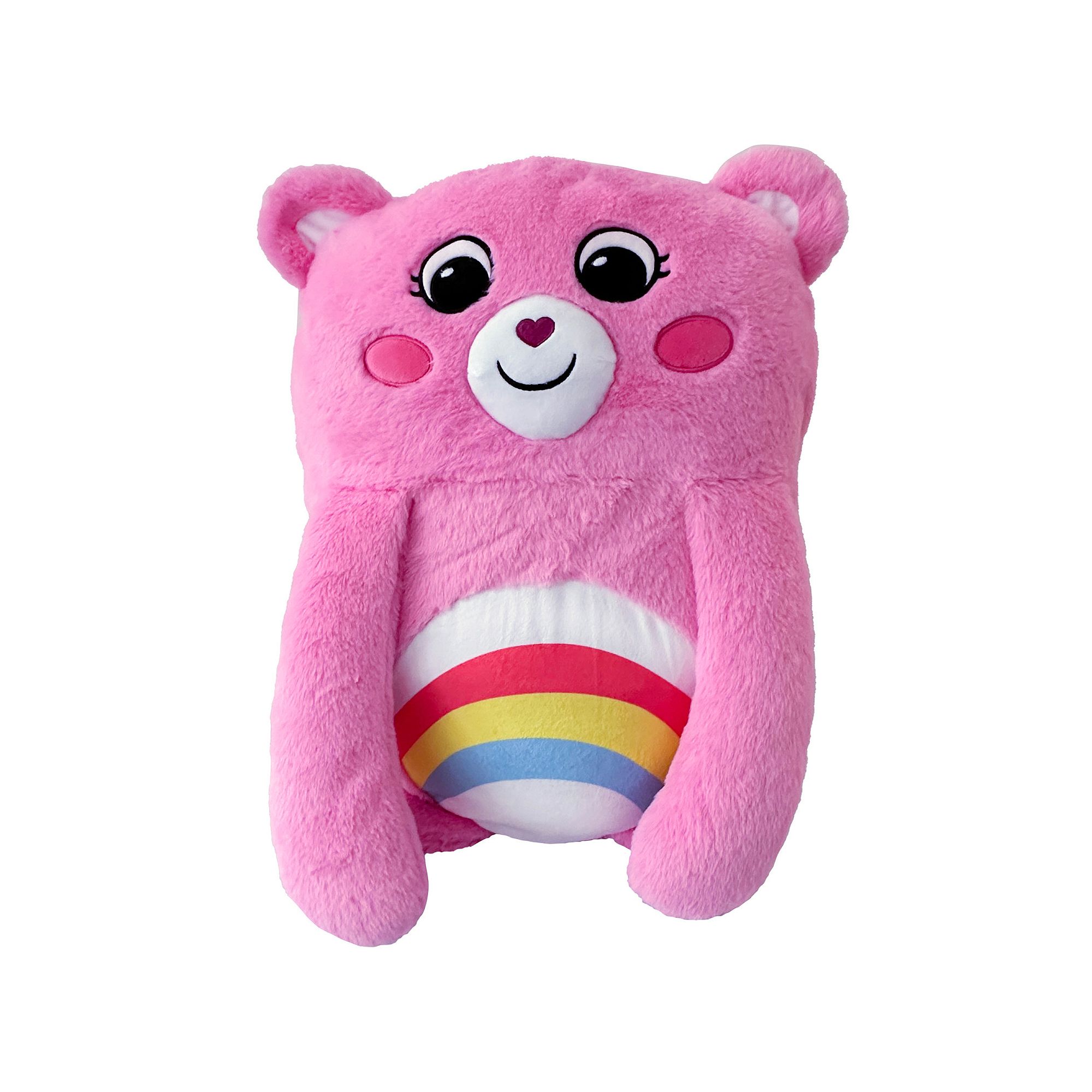 Happy Nappers Adorable Storables Cheer Bear Pillow Pocket Pal - Plush Pillo