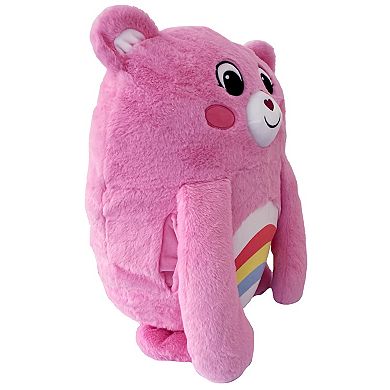 Happy Nappers Adorable Storables Cheer Bear Pillow Pocket Pal - Plush Pillow Case w/ Weighted Paws