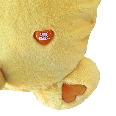 Happy Nappers Adorable Storables Funshine Bear Pillow Pocket Pal - Plush Pillow Case w/ Weighted Paws