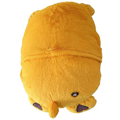 Happy Nappers Adorable Storables Tenderheart Bear Pillow Pocket Pal - Plush Pillow Case w/ Weighted Paws