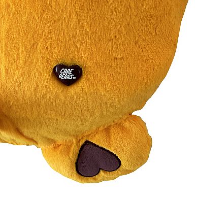 Happy Nappers Adorable Storables Tenderheart Bear Pillow Pocket Pal - Plush Pillow Case w/ Weighted Paws