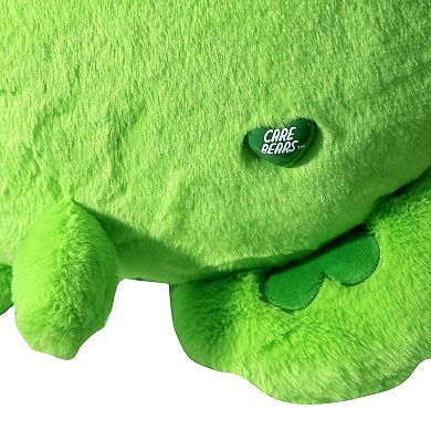 Happy Nappers Adorable Storables Good Luck Bear Pillow Pocket Pal - Plush Pillow Case w/ Weighted Paws