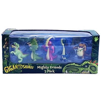 Jay@Play Gigantosaurus: Mighty Friends 5-Pack Mini Dino Action Figure Set