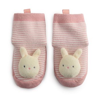 Baby Girl Carter's Bunny Slip-On Plush Slipper Socks