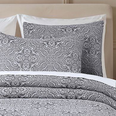 SUPERIOR Enzy Medium Weight Medallion Matelasse Quilt & Sham Set