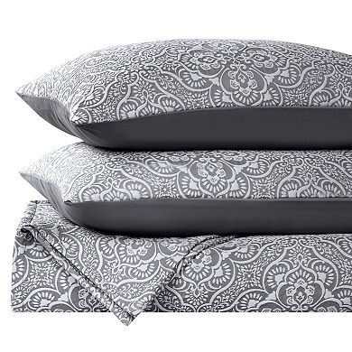 SUPERIOR Enzy Medium Weight Medallion Matelasse Quilt & Sham Set