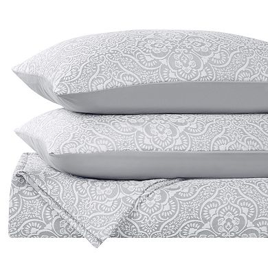 SUPERIOR Enzy Medium Weight Medallion Matelasse Quilt & Sham Set