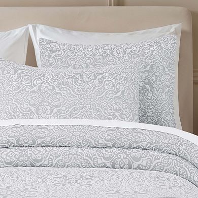SUPERIOR Enzy Medium Weight Medallion Matelasse Quilt & Sham Set
