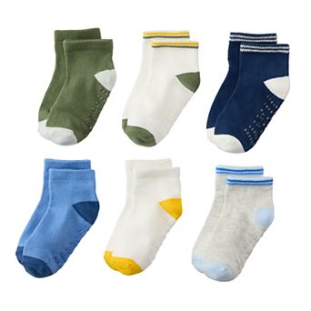 Baby & Toddler Boy Jumping Beans® 6 pk Ankle Socks