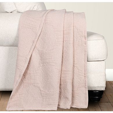 SUPERIOR Tanta Circles Woven Medium Weight Cotton Coverlet