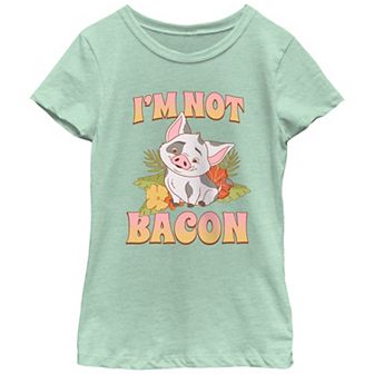 Disney's Moana 2 Pua I'm Not Bacon Girls 7-16 Graphic Tee