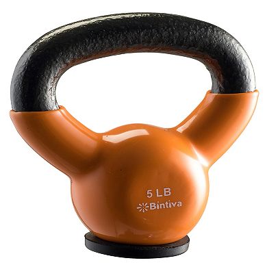 Bintiva Kettle Bell Set - 5lb, 10lb, 12lb, 15lb, 20lb, 25lb, 30lb