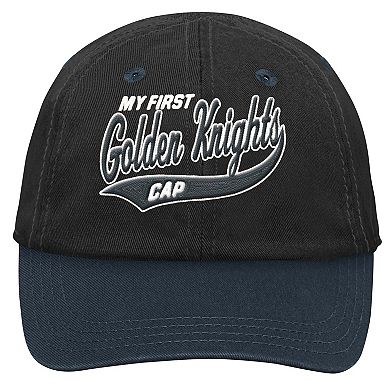 Infant Black Vegas Golden Knights My First Tail Sweep Slouch Flex Hat