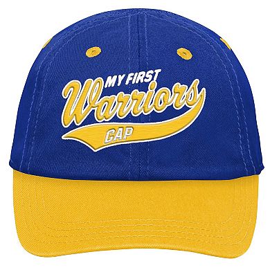 Infant Blue Golden State Warriors My First Tail Sweep Slouch Flex Hat