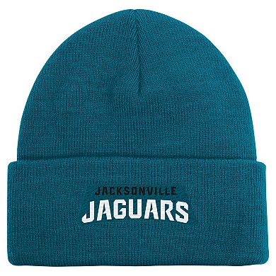 Youth Teal Jacksonville Jaguars Basic Cuffed Knit Hat