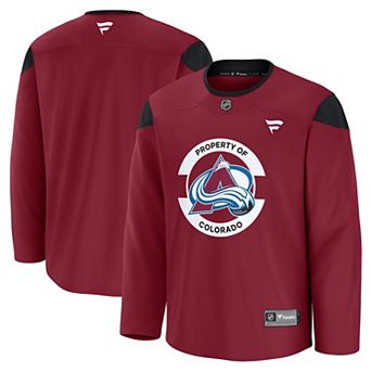 Men's Fanatics Burgundy Colorado Avalanche Team Practice Jersey