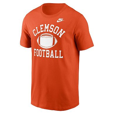 Men's Nike Orange Clemson Tigers Legacy Football Icon T-Shirt