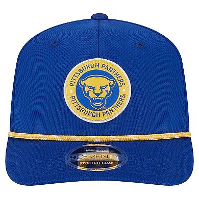 Men's New Era Blue Pitt Panthers COOLERA 9SEVENTY Rope Stretch-Snap Hat