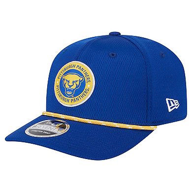 Men's New Era Blue Pitt Panthers COOLERA 9SEVENTY Rope Stretch-Snap Hat