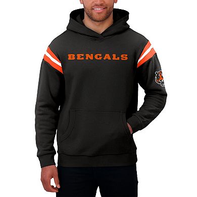 Men's Darius Rucker Collection by Fanatics Charcoal Cincinnati Bengals Football Washed Pullover Hoodie