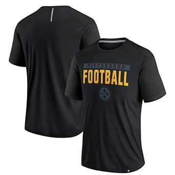 Men's Fanatics Black Pittsburgh Steelers Defender Blackout T-Shirt