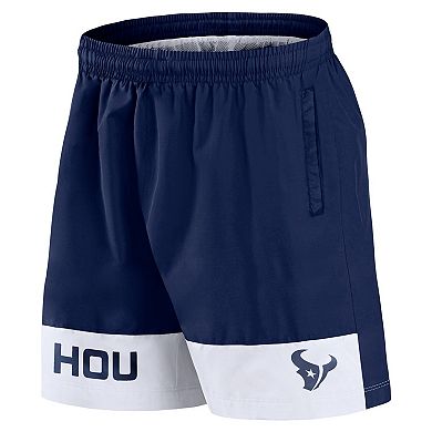 Men's Fanatics Navy Houston Texans Elements Shorts