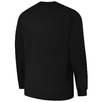 Men's Profile Black Jacksonville Jaguars Big & Tall Pop Long Sleeve T-Shirt