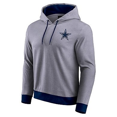 Men's Darius Rucker Collection by Fanatics Navy Dallas Cowboys Tonal Knit Pullover Hoodie