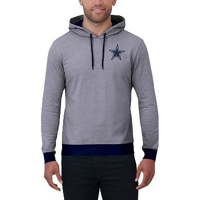 Men's Darius Rucker Collection by Fanatics Navy Dallas Cowboys Tonal Knit Pullover Hoodie
