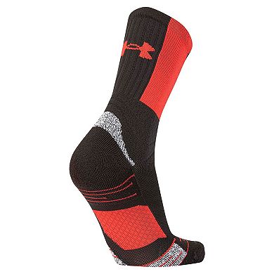 Men's Under Armour Black Maryland Terrapins Sideline Playmaker Crew