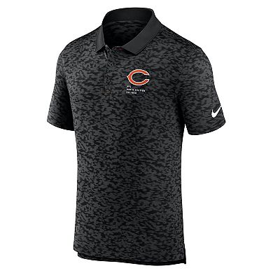 Men's Nike Black Chicago Bears Pique Fashion Performance Polo